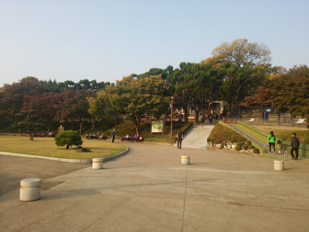 達城公園内の風景3（2015年10月撮影）
